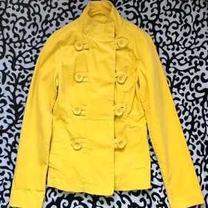 Yellow Mossimo Supply Co. Coat